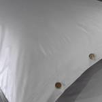 Copripiumino e federa Percale Cotone - Grigio scuro - 240 x 200/220 cm + 2 cuscino 70 x 60 cm