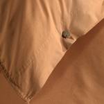 Parure de lit Percale Percale de coton - Cognac - 200 x 200/220 cm + 2 oreillers 70 x 60 cm