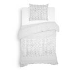Parure de lit Paddy Flanelle - Blanc neige - 155 x 220 cm + oreiller 80 x 80 cm