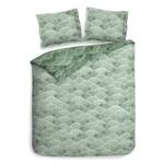 Parure de lit Danilo Satin - Vert - 140 x 200/220 cm + oreiller 70 x 60 cm