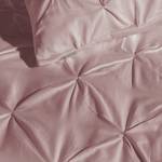 Beddengoed Nova satijn - roze - 200x200/220cm + 2 kussen 70x60cm