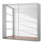 Schwebetürenschrank SKØP reflect Seidengrau - 225 x 236 cm - 2 Türen