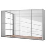 Schwebetürenschrank SKØP reflect Seidengrau - 360 x 222 cm - 4 Türen