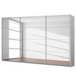 Schwebetürenschrank SKØP reflect Seidengrau - 360 x 222 cm - 3 Türen