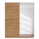 Schwebetürenschrank SKØP pure reflect Eiche Artisan Dekor - 181 x 236 cm - 2 Türen