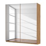 Schwebetürenschrank SKØP reflect Eiche Artisan Dekor - 181 x 236 cm - 2 Türen