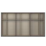 Schwebetürenschrank SKØP pure reflect Graphit - 405 x 236 cm - 3 Türen