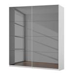 Schwebetürenschrank SKØP reflect+ Alpinweiß - 181 x 236 cm - 2 Türen