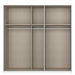 Zweefdeurkast SKØP  pure reflect+ Alpinewit - 225 x 236 cm - 2 deuren