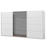 Schwebetürenschrank SKØP  pure reflect+ Alpinweiß - 405 x 222 cm - 3 Türen