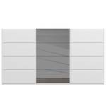 Zweefdeurkast SKØP  pure reflect+ Alpinewit - 405 x 222 cm - 3 deuren