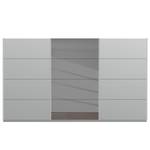 Schwebetürenschrank SKØP  pure reflect+ Seidengrau - 360 x 236 cm - 3 Türen