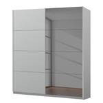 Armoire SKØP pure reflect+ Gris soie - 181 x 222 cm - 2 porte