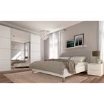 Armoire SKØP gloss reflect Blanc brillant / Gris soie - 270 x 236 cm - 3 portes