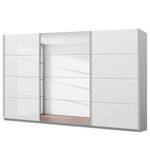 Schwebetürenschrank SKØP gloss reflect Hochglanz Weiß / Seidengrau - 360 x 236 cm - 3 Türen