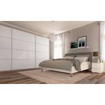 Armoire SKØP pure gloss Blanc brillant / Gris soie - 405 x 236 cm - 3 portes