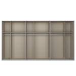 Schwebetürenschrank SKØP pure gloss Hochglanz Weiß / Seidengrau - 405 x 236 cm - 3 Türen