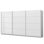 Armoire SKØP pure gloss Blanc brillant / Gris soie - 405 x 222 cm - 3 portes