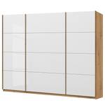 Armoire SKØP pure gloss Blanc brillant / Imitation chêne Artisan - 270 x 222 cm - 3 portes