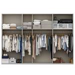 Armoire SKØP gloss reflect Blanc brillant / Gris soie - 315 x 222 cm - 3 portes