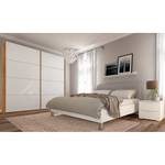 Armoire SKØP pure gloss Blanc brillant / Imitation chêne Artisan - 225 x 236 cm - 2 porte