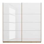 Armoire SKØP pure gloss Blanc brillant / Imitation chêne Artisan - 225 x 236 cm - 2 porte