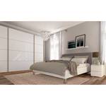 Zweefdeurkast SKØP pure gloss Wit hoogglans/Eikenhouten Artisan look - 315 x 222 cm - 3 deuren