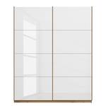 Zweefdeurkast SKØP pure gloss Wit hoogglans/Eikenhouten Artisan look - 181 x 222 cm - 2 deuren