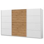 Schwebetürenschrank SKØP pure artisan Alpinweiß / Eiche Artisan Dekor - 360 x 236 cm - 3 Türen