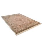 Tapis en laine Sirsa Silk Tabriz II Laine vierge / Soie - Crème - 90 x 160 cm