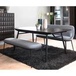 Banc Cheia II Velours / Fer - Gris / Noir