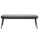 Banc Cheia II Velours / Fer - Gris / Noir