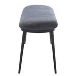 Banc Cheia II Velours / Fer - Gris / Noir