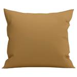 Taie d’oreiller Perkal II Percale de coton - Cognac - 80 x 80 cm