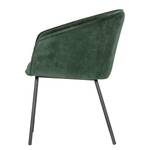 Chaise à accoudoirs Lester II (lot de 2) Vert foncé