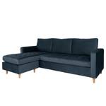 Ecksofa Galaxy Samt - Dunkelblau