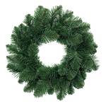 Kerstkrans Honley polyester PVC - groen