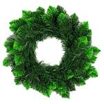 Kerstkrans Houston polyester PVC - groen