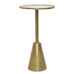 Beistelltisch Burtejin Glas / Metall - Gold