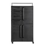 Highboard Onega Metall - Schwarz