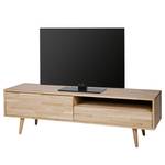 Mobile TV Kabane Rovere massello - Rovere chiaro - Larghezza: 150 cm