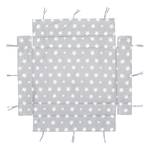 Laufstalleinlage Sterne I Grau - Kunststoff - Textil - 75 x 2 x 100 cm