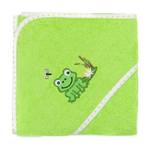 Cape de bain Grenouille I Vert - Textile - 75 x 0.5 x 75 cm