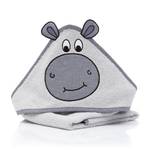 Cape de bain Hippopotame II Gris - Textile - 75 x 0.5 x 75 cm