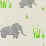 Strickdecke Elefant Beige - Textil - 100 x 0.5 x 80 cm