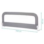 Sponda per letto grigia Fillikid II Grigio - Metallo - Materiale sintetico - 85 x 62 x 180 cm