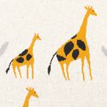 Strickdecke Giraffe Beige - Textil - 100 x 0.5 x 80 cm