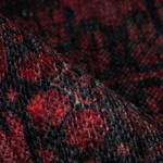 Tappeto a pelo corto Toska 525 Poliestere - Ciniglia - Rosso scuro - 120 x 170 cm
