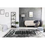 Laagpolig vloerkleed Rhodin 725 polyester - zwart/wit - 200 x 290 cm