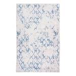 Laagpolig vloerkleed Peron 400 polyester - wit/blauw - 120 x 170 cm